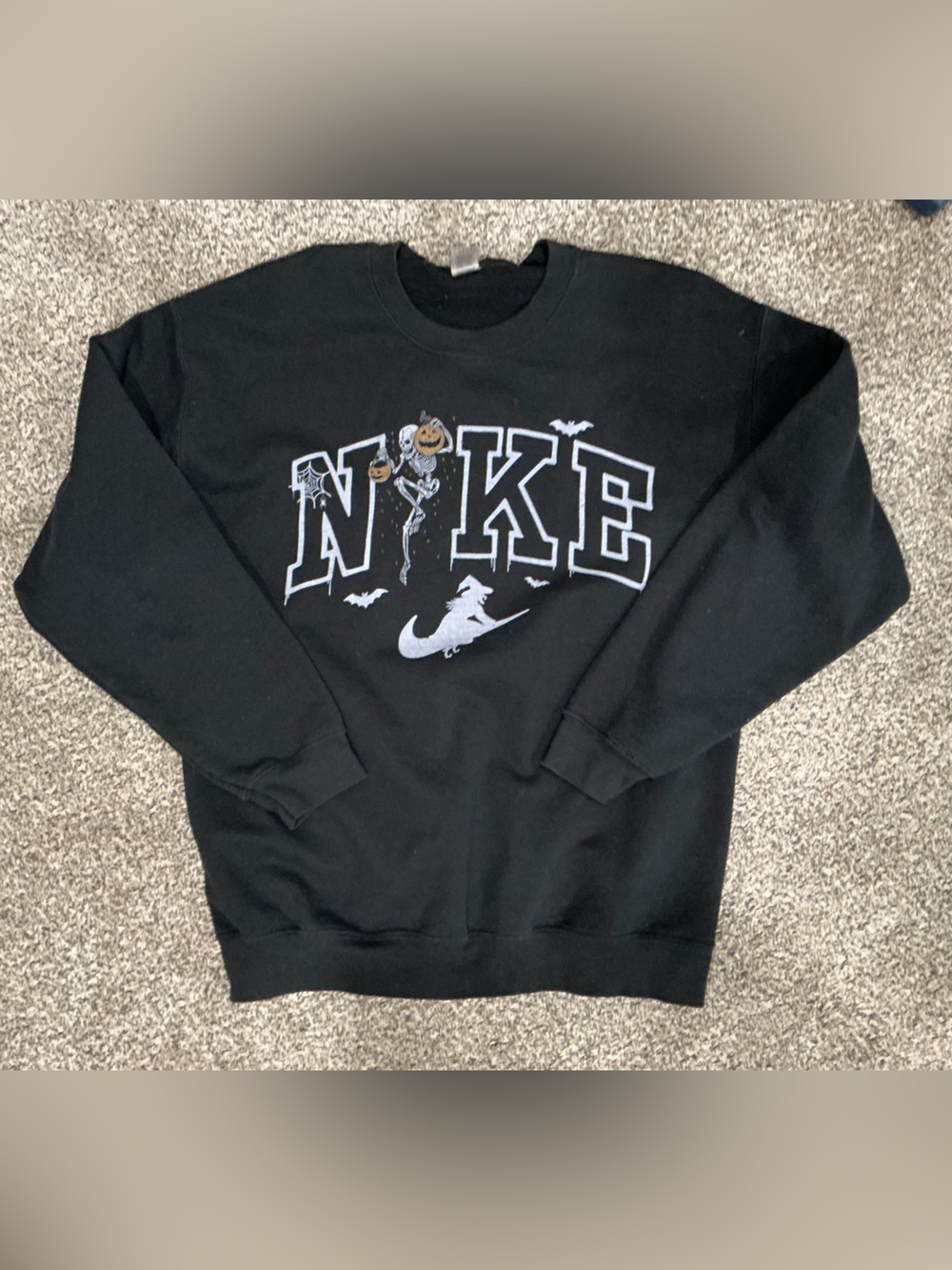 Gildan Black Crewneck Sweatshirt with NKF Graphic